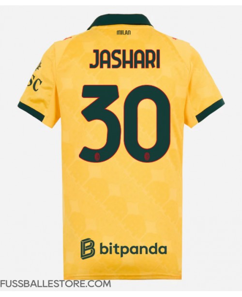 Günstige AC Milan Ardon Jashari #30 3rd trikot Damen 2025-26 Kurzarm Günstige AC Milan Ardon Jashari #30 3rd trikot Damen 2025-26 Kurzarm